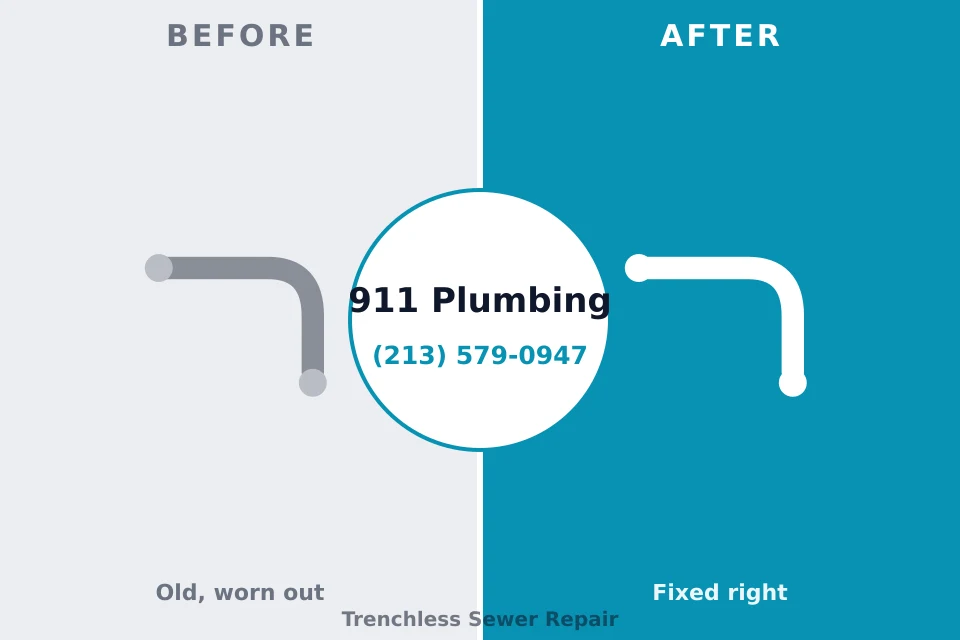 Before and after: plumbing repair Vanceburg, KY
